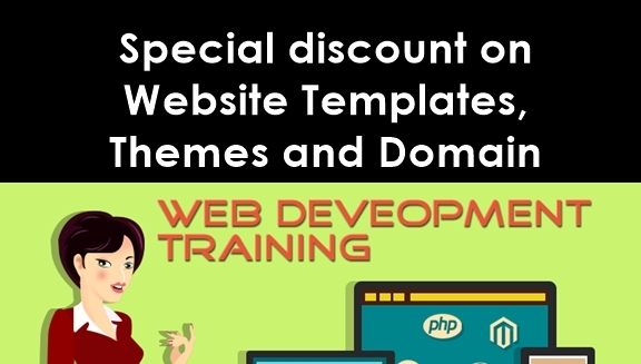 Special discount on Website Templates Themes and Domain